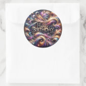 Sparkle design Verjaardag stickers (Tas)