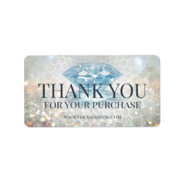 Sparkle Diamond Jewelry Designer Dank u Sticker