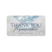 Sparkle Diamond Jewelry Designer Hartelijk dank Etiket (Voorkant)