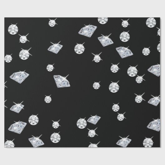 Sparkle Diamonds Cadeaupapier (Vlak)
