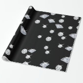 Sparkle Diamonds Cadeaupapier (Uitgerold)