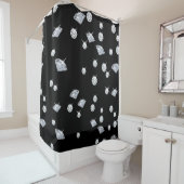 Sparkle Diamonds Douchegordijn (In situ)