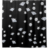 Sparkle Diamonds Douchegordijn (Voorkant)
