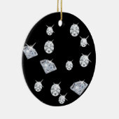 Sparkle Diamonds Keramisch Ornament (Rechts)