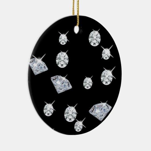 Sparkle Diamonds Keramisch Ornament (Rechts)