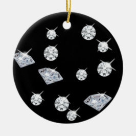 Sparkle Diamonds Keramisch Ornament