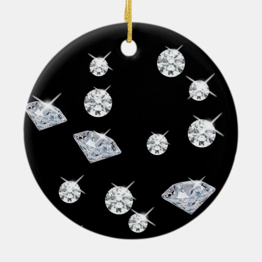 Sparkle Diamonds Keramisch Ornament (Achterkant)