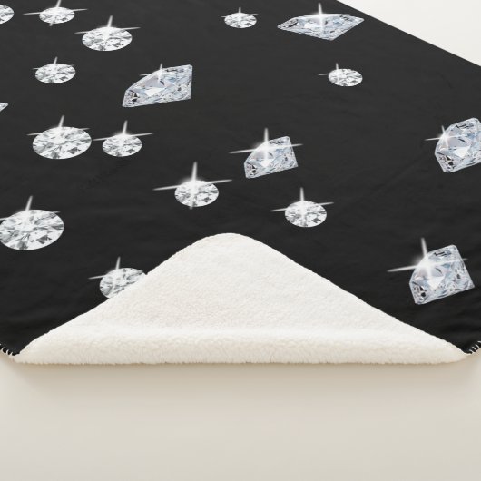 Sparkle Diamonds Sherpa Deken (3/4)