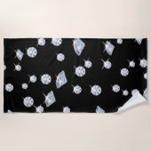 Sparkle Diamonds Strandlaken (Voorkant)