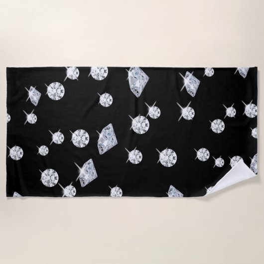 Sparkle Diamonds Strandlaken (Voorkant)