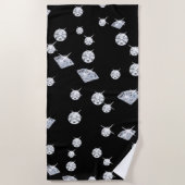 Sparkle Diamonds Strandlaken (Voorkant)