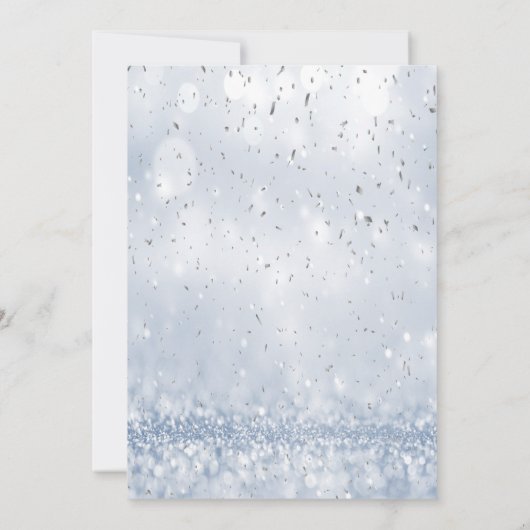 Sparkle Dress, Tiara Princess Bokeh Sweet 16 Kaart (Achterkant)