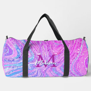 Sparkle eenhoorn regenboog girly marmeren kunst ge plunjezak