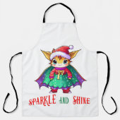 Sparkle en glans Dragon Schort (Voorkant)