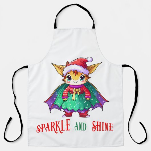 Sparkle en glans Dragon Schort (Voorkant)