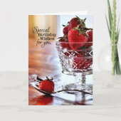 Sparkle en Joy Verjaardag Wens Kaart (Voorkant)