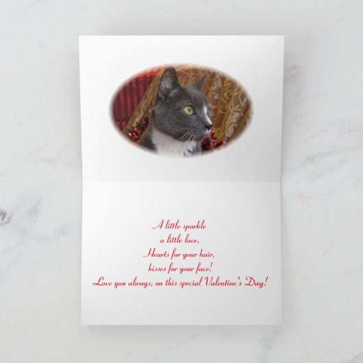 "Sparkle en Lace" Kaart (Binnen)