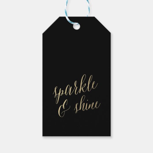 SPARKLE EN SHINE Gift Labels Cadeaulabel (Voorkant)