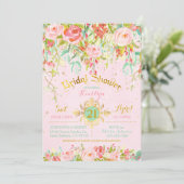 Sparkle Enchanted Secret Garden Vrijgezellenfeest Kaart (Staand voorkant)