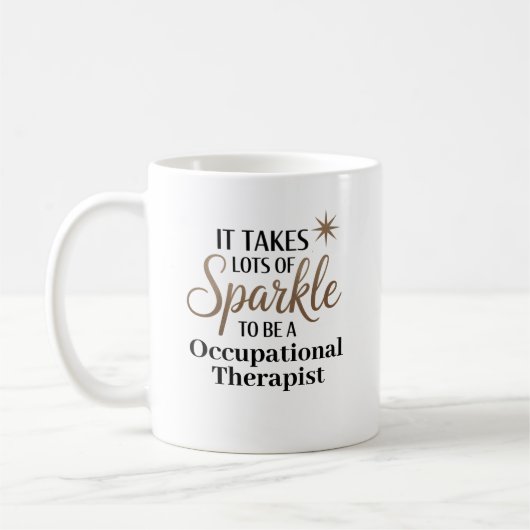 Sparkle ergotherapeut koffiemok (Links)