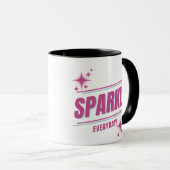 Sparkle Everyday Pink Mok (Voorkant rechts)