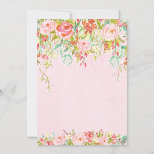 Sparkle Fairy Enchanted Garden Verjaardag Kaart (Achterkant)