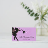 Sparkle Fairy Maid House Schoonmaak Diensten Zakel Visitekaartje (Staand voorkant)