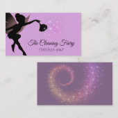 Sparkle Fairy Maid House Schoonmaak Diensten Zakel Visitekaartje (Voorkant / Achterkant)
