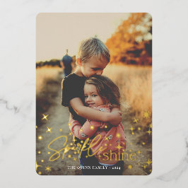 Sparkle Folie Uitnodiging