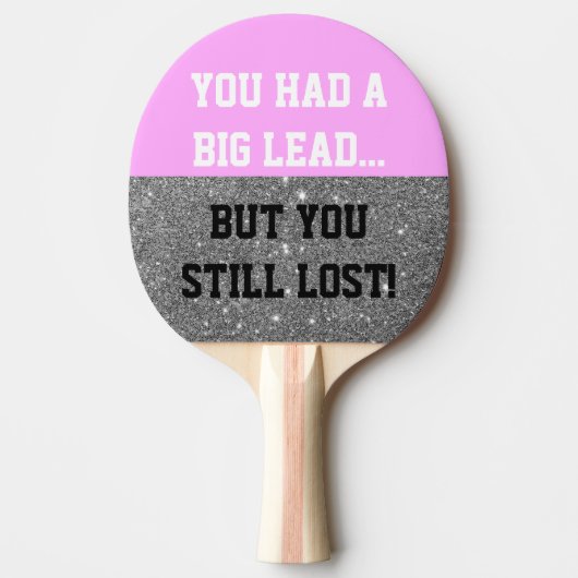 Sparkle Funny Smack Talk Ping Pong Paddle Tafeltennisbatje (Voorkant)