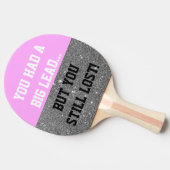 Sparkle Funny Smack Talk Ping Pong Paddle Tafeltennisbatje (Zijkant)
