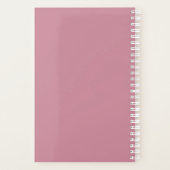 Sparkle Girl in Pink Rose Gold Dress Planner (Achterkant)