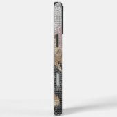 Sparkle Girly Pink Black Gold Cowgirl Koeienhuid Case-Mate iPhone Case (Achterkant / Rechts)