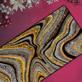 Sparkle Glam Glitter girale marmer grijs goud Bureaumat