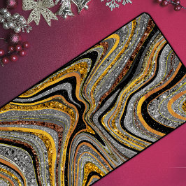 Sparkle Glam Glitter girale marmer grijs goud Bureaumat