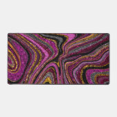 Sparkle Glam Glitter girale marmer roze Bureaumat (Voorkant)