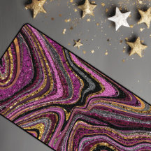 Sparkle Glam Glitter girale marmer roze