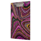 Sparkle Glam Glitter girale marmer roze Klembord (Links)