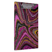 Sparkle Glam Glitter girale marmer roze Klembord (Rechts)