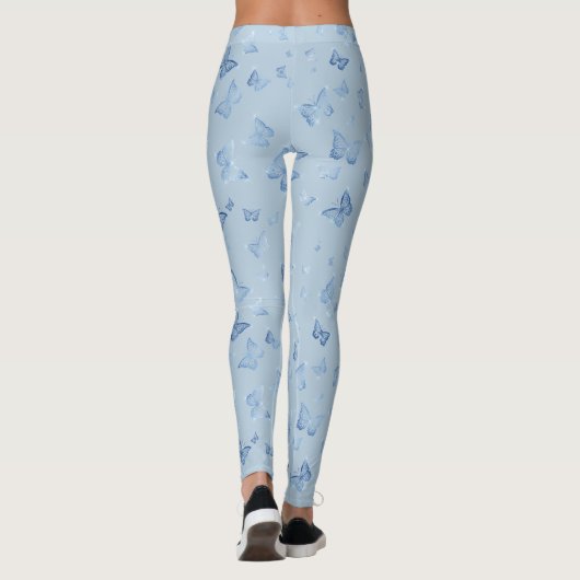 Sparkle Glam Vlinders Leggings (Achterkant)