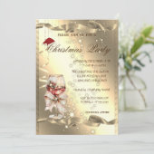 Sparkle Glass Bow Corporate Christmas Party, Kaart (Staand voorkant)