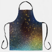 Sparkle glitter gradient met kleurrijke kleuren schort (Voorkant)