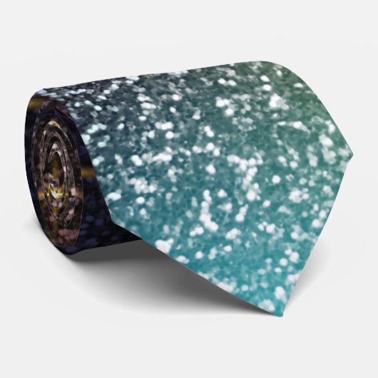 Sparkle glitter gradient met kleurrijke kleuren stropdas (Opgerold)