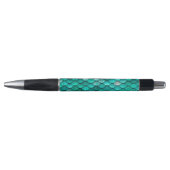Sparkle Glitter Green Aqua Mermaid Scales Pen (Voorkant)