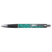 Sparkle Glitter Green Aqua Mermaid Scales Pen (Achterkant)