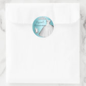 Sparkle Glitter Jurk & Hakken Quinceanera Sticker (Tas)