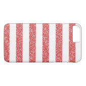 Sparkle Glitter Kijk Stripes iPhone 7 plus BT Hoes (Achterkant (Horizontaal))