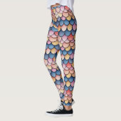 Sparkle Glitter Light Scale Pattern Leggings (Links)
