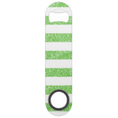 Sparkle Glitter look Stripes Bottle Open Speed Flessenopener (Achterkant)