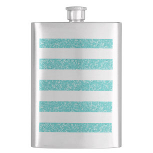 Sparkle Glitter look Stripes Classic Flastic Flacon